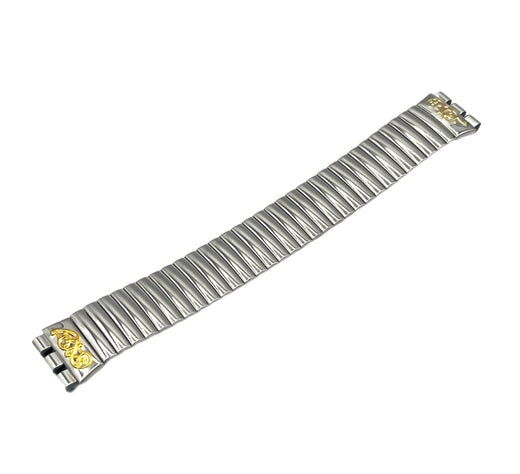 Correa de repuesto Swatch de metal flexible de 17 mm ASETRA AGK137 (1991)