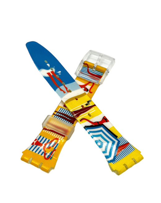 Correa de repuesto Swatch de 17 mm Gent BIKINI BEACH AGE128 (2004)