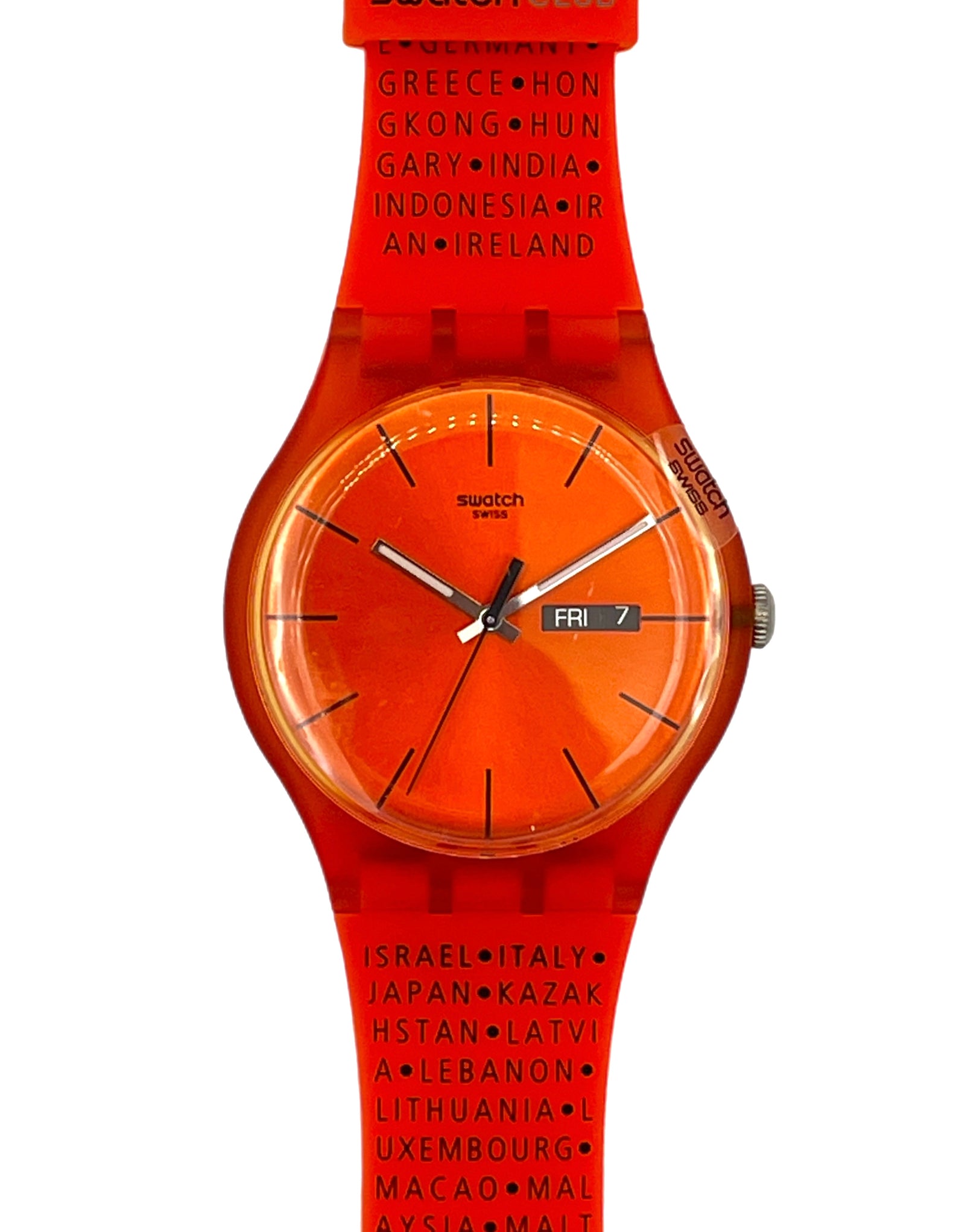 Swatch New Gent PUMPKIN REBEL / 30 YEARS KIT CLUB SUOO700I (2011)
