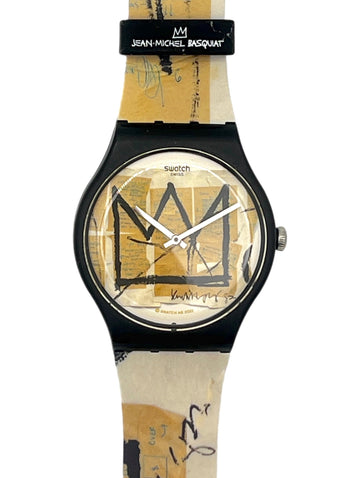 Swatch New Gent UNTITLED BY JEAN-MICHEL BASQUIAT SUOZ355 (2023)