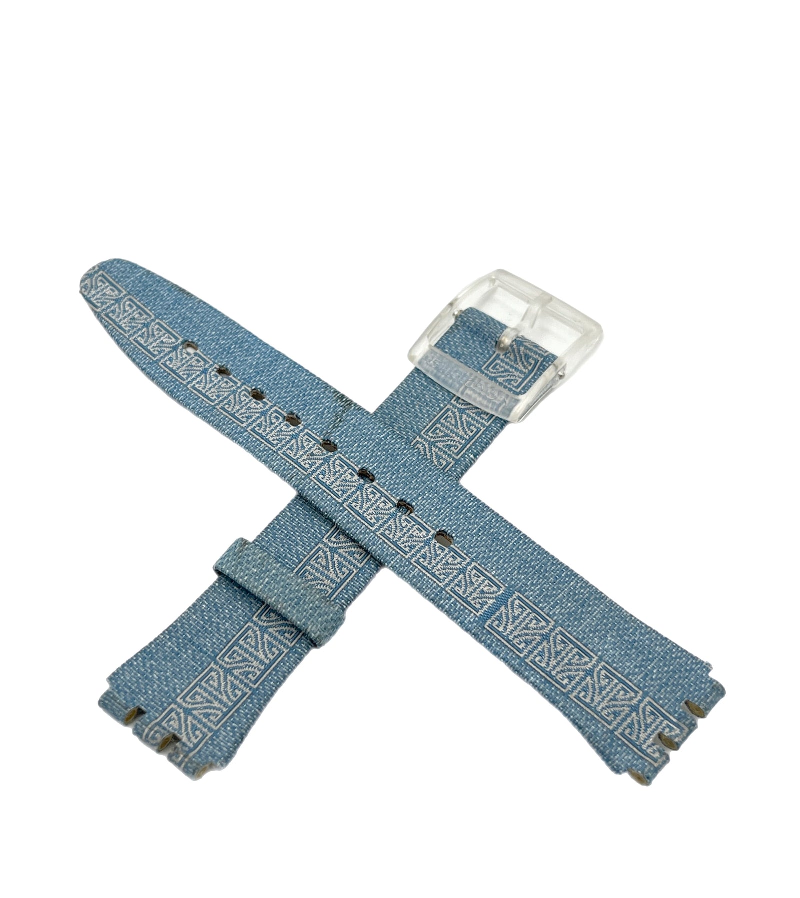 Correa de repuesto Swatch SKIN de 16 mm, azul claro