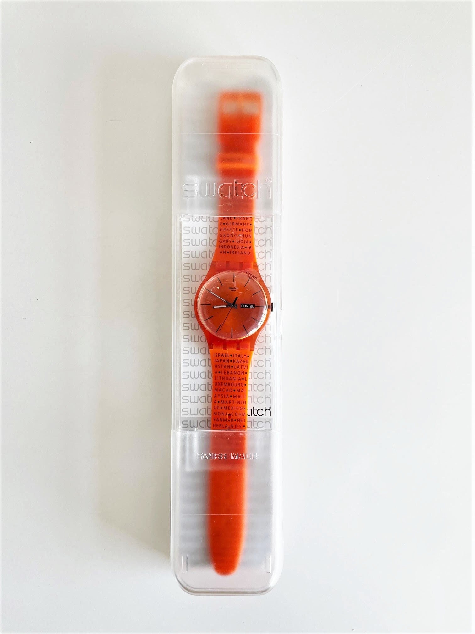 Swatch New Gent PUMPKIN REBEL / 30 YEARS KIT CLUB SUOO700I (2011)