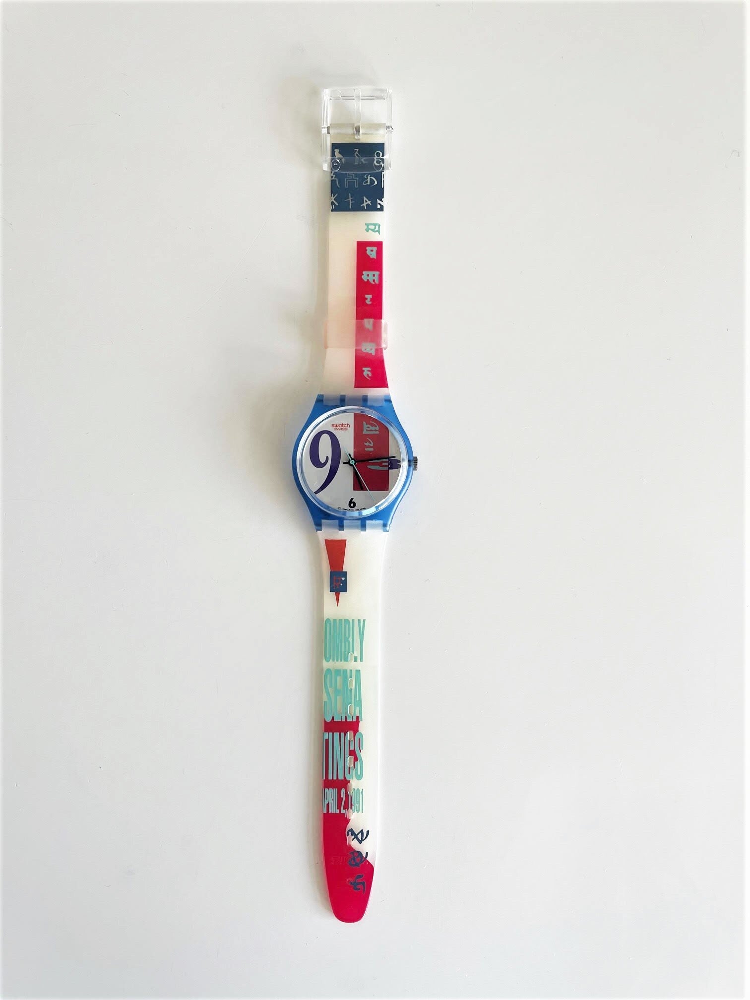 Swatch Gent BOLD FACE GN112 (1991)