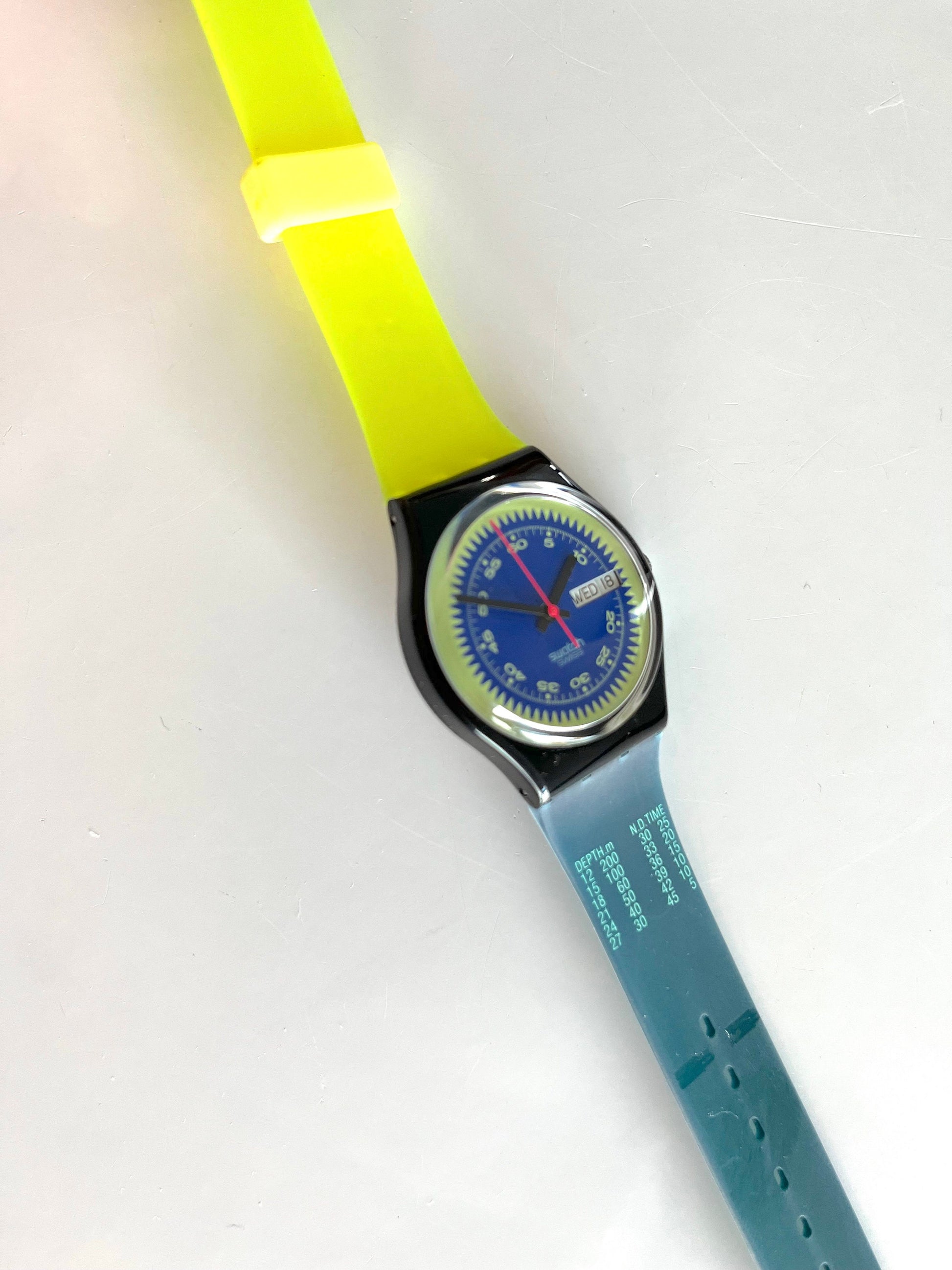 Swatch Gent BLUE NEPTUN GB718 (1990)