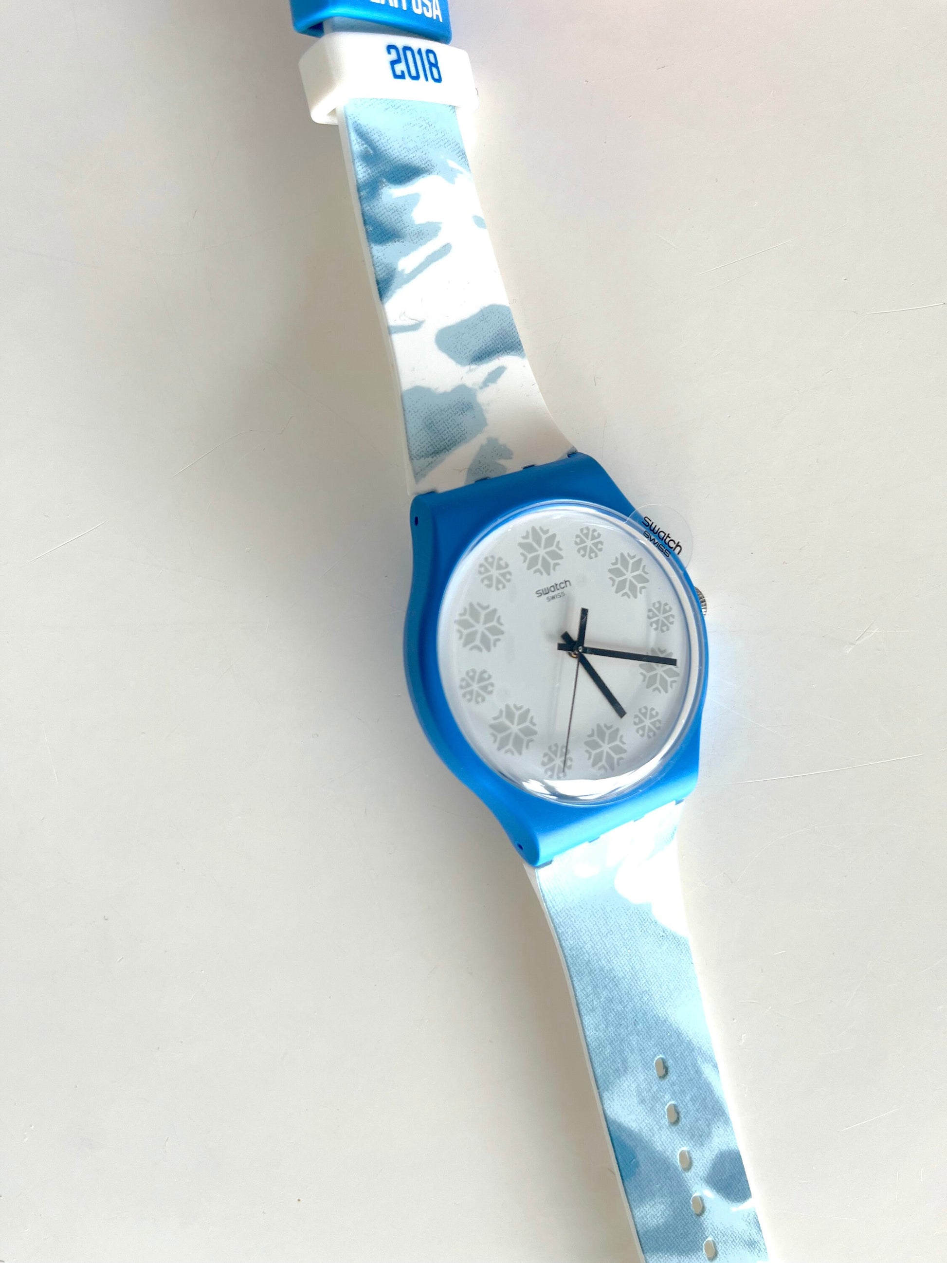 Swatch New Gent DREAM OF SNOW US Olympic Team SUOZ275 (2018)