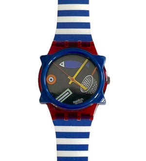Swatch GUARD Demasiado Grande Azul Oscuro Para Relojes de 34mm
