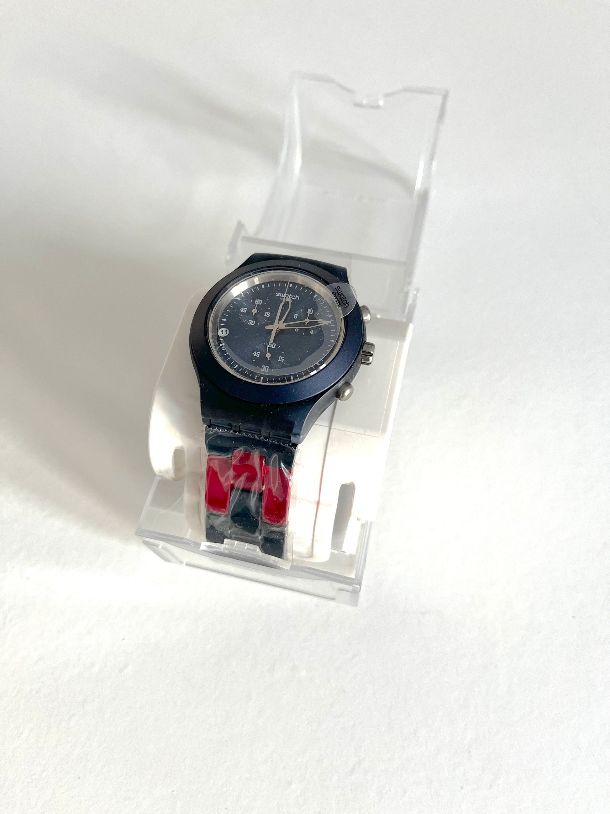 Swatch Diaphane Chrono FULL BLOODED Smoky Blue SVCN4004AG (2011)