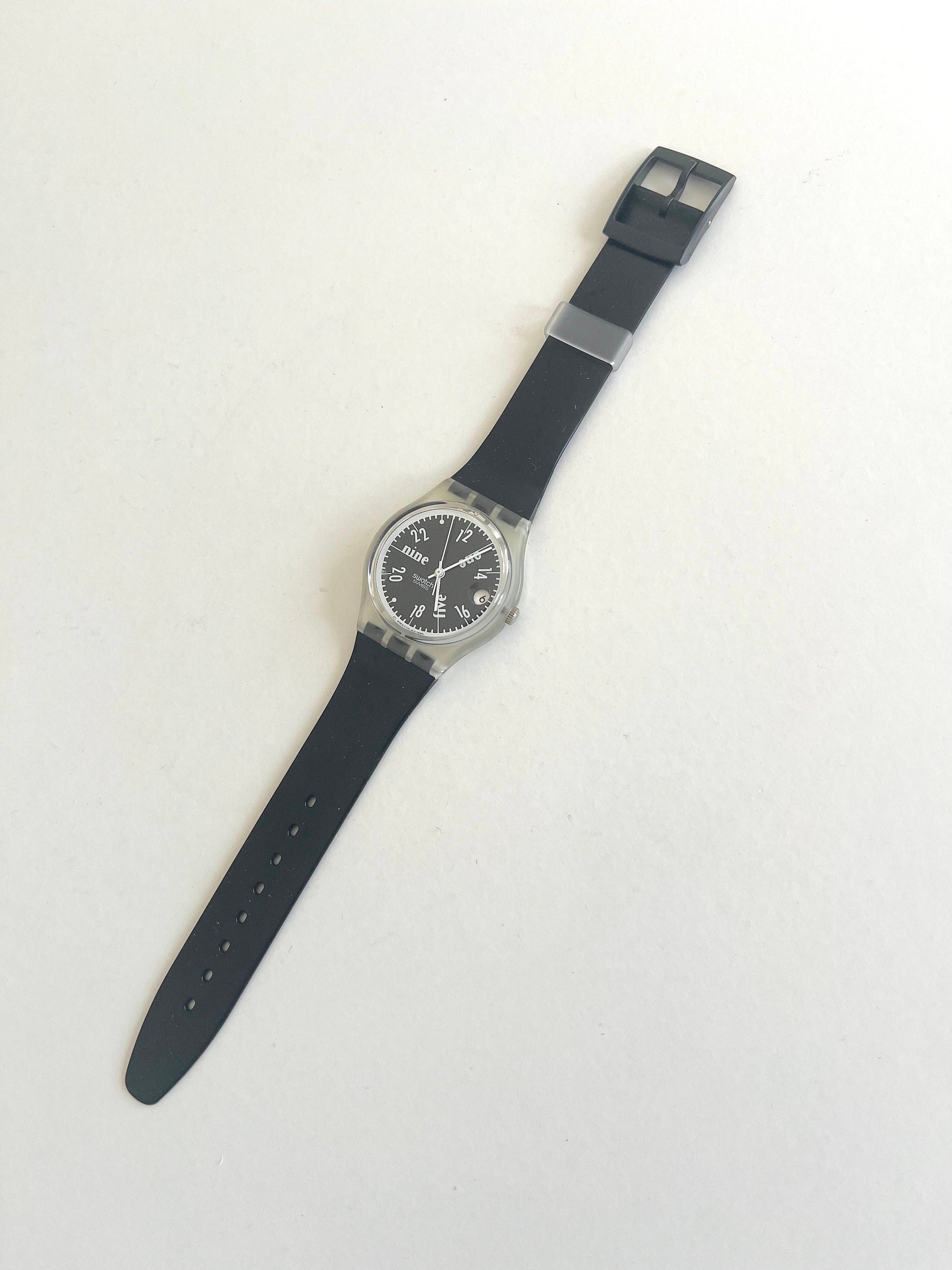 Swatch Gent Black Jet GK406 (1996)