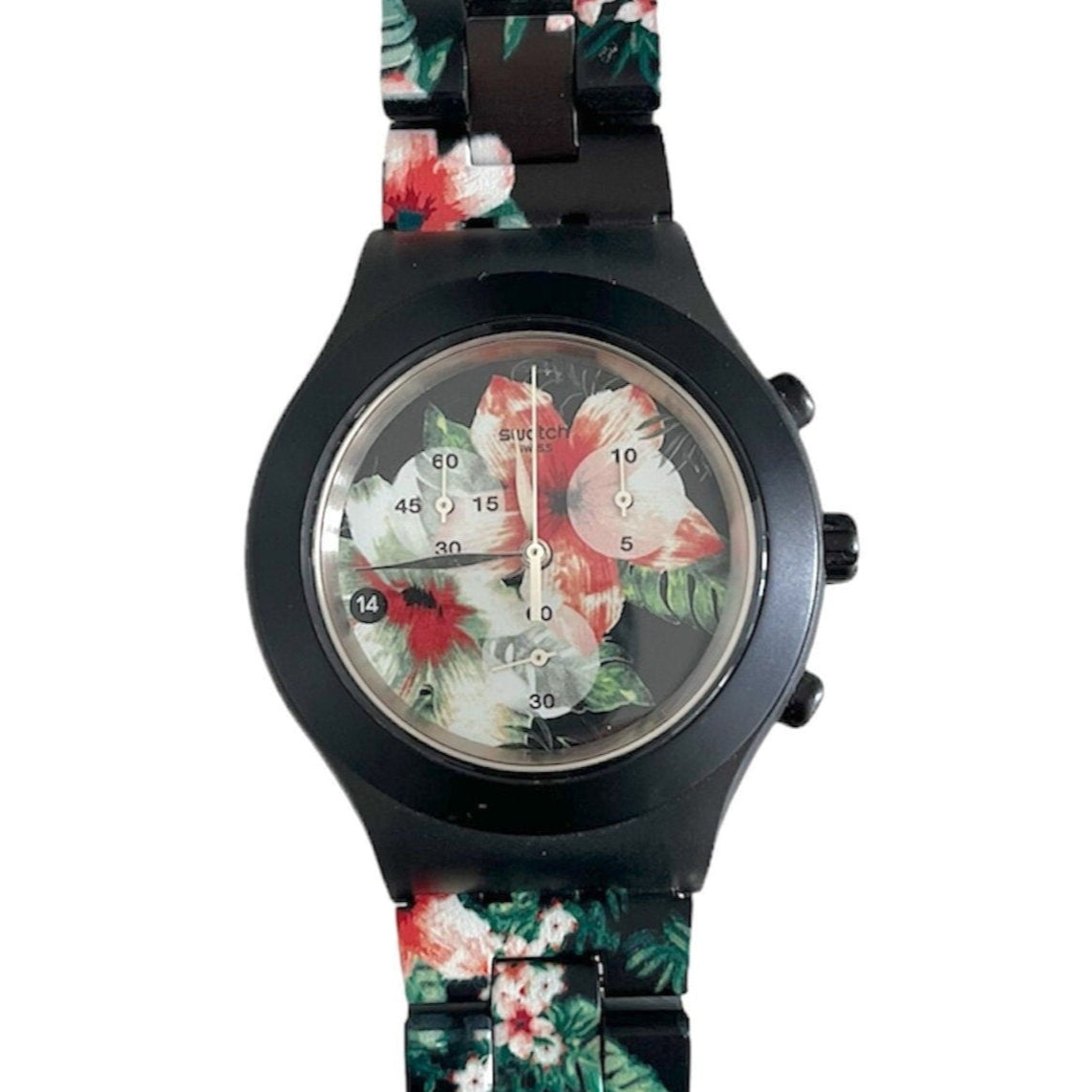 Swatch Diaphane Chrono FLOWER BREEZE SVCF4002AG (2007)