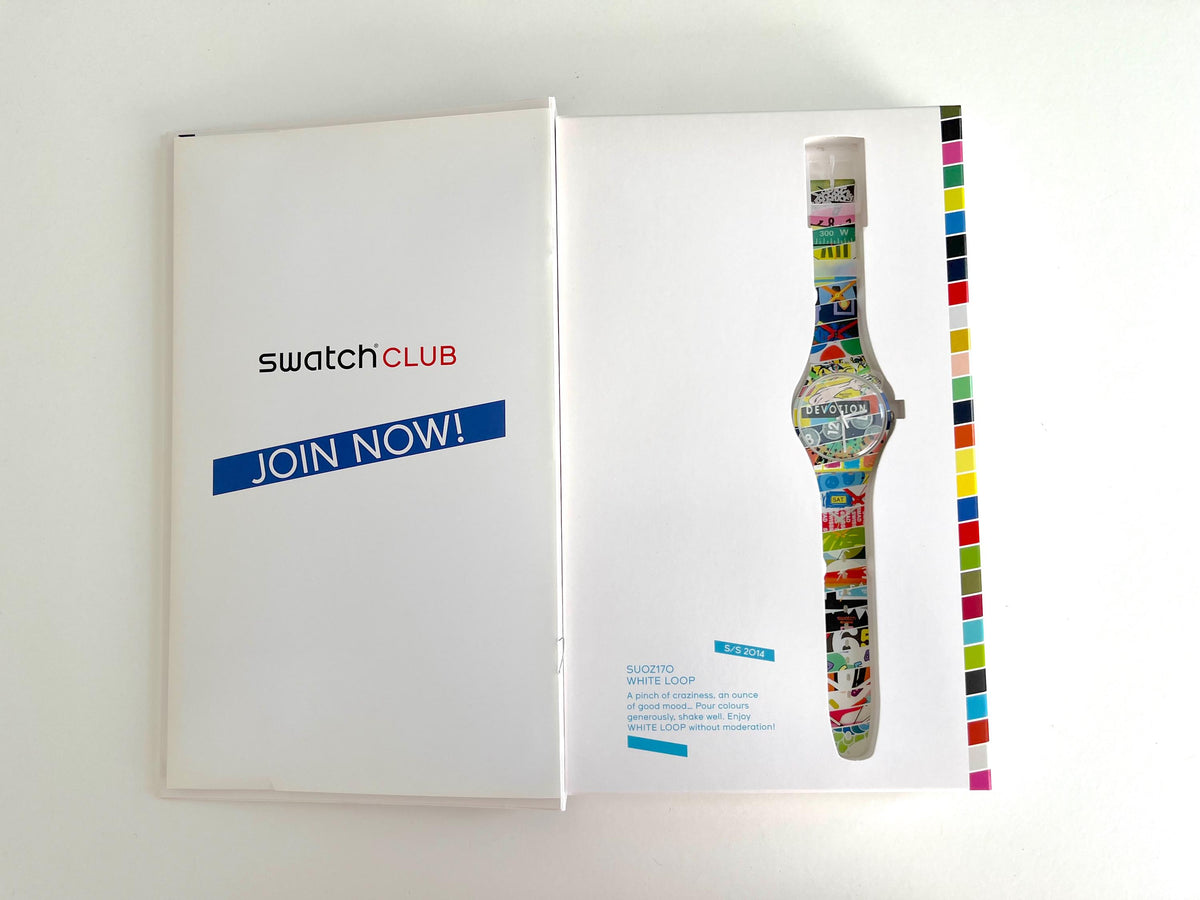 Swatch New Gent Club Special WHITE LOOP SUOZ170 (2014)