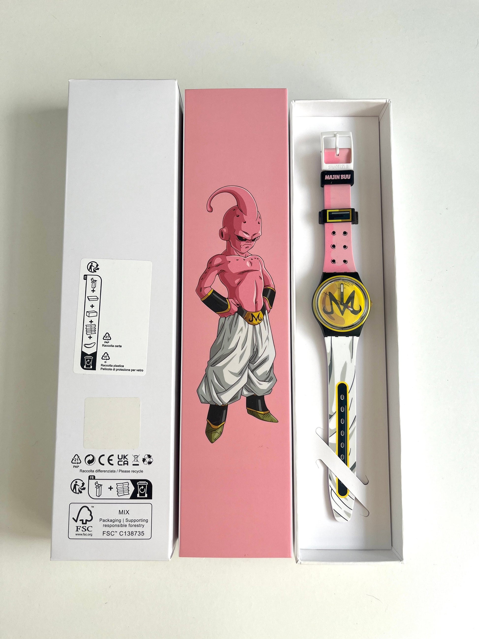 Swatch x Dragonball Z Gent Special MAJIN BUU x Swatch GZ358 (2022)