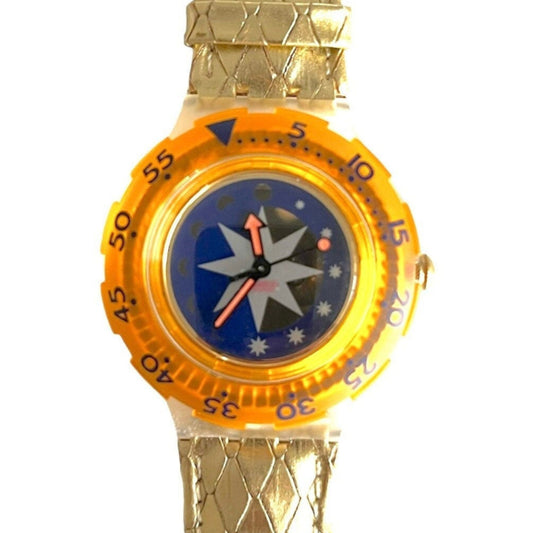 Swatch Scuba 200 GOLDEN ISLAND SDK112(1993)