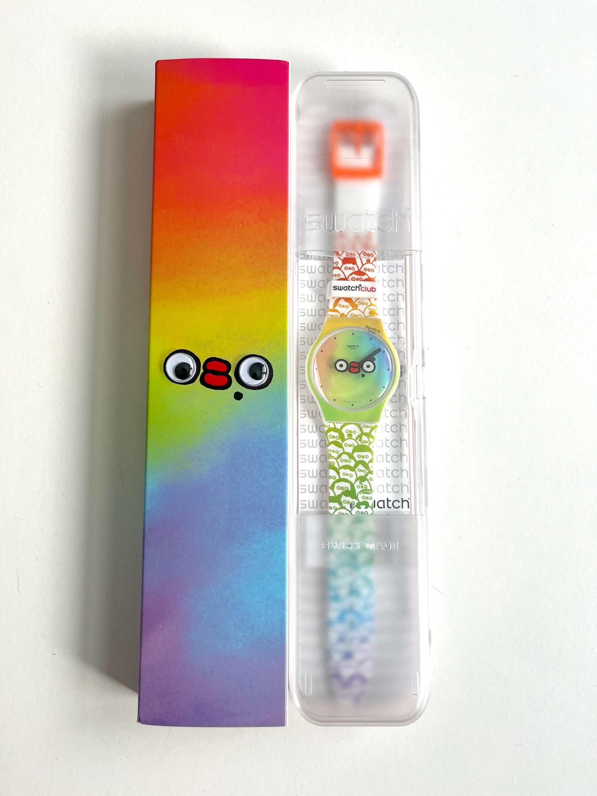 Swatch New Gent Club Special WHAT YO FACE SUOZ303 (2019)
