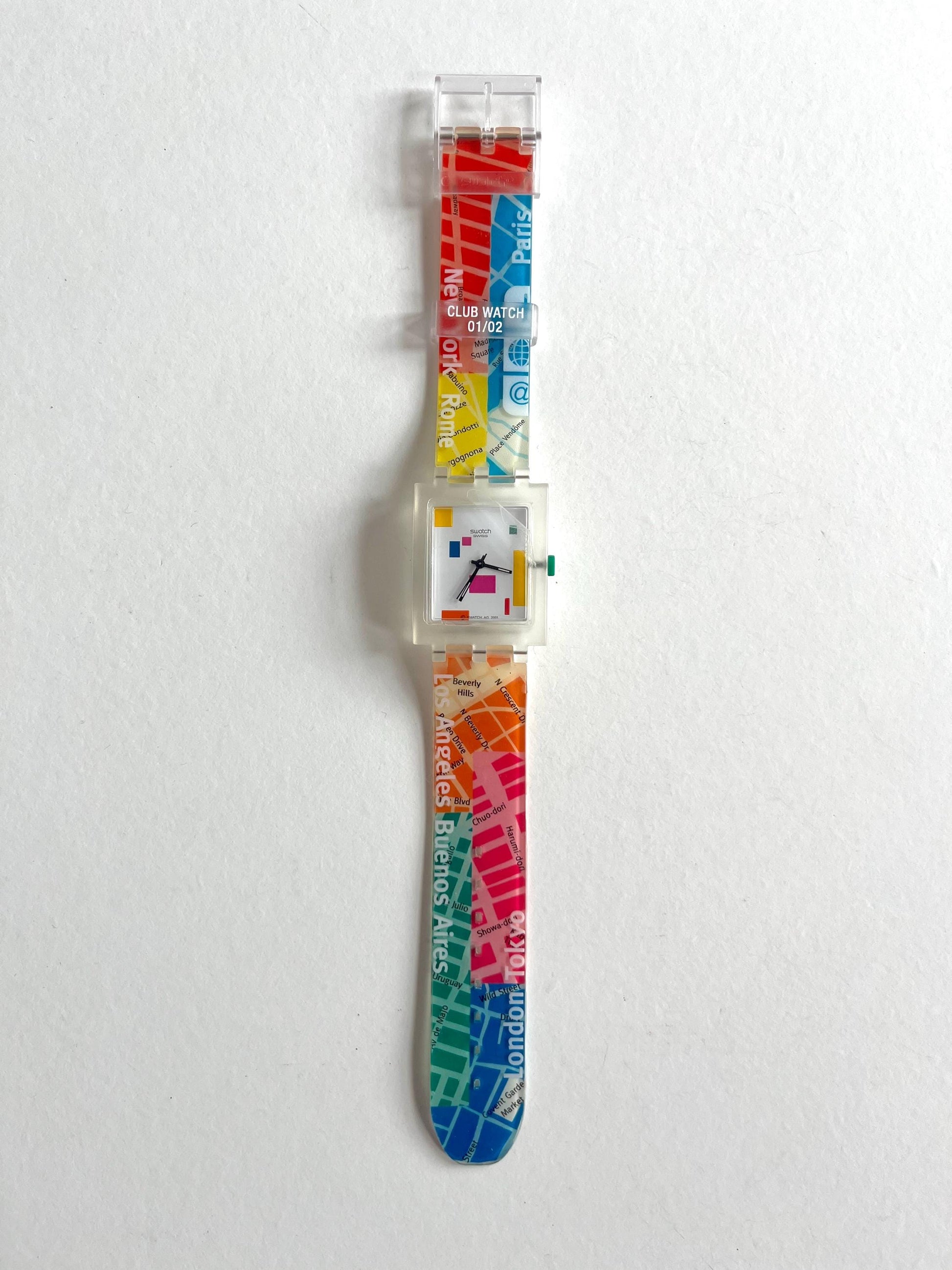 Swatch Square WORLD 2 Club Special SUAZ100 (2001)