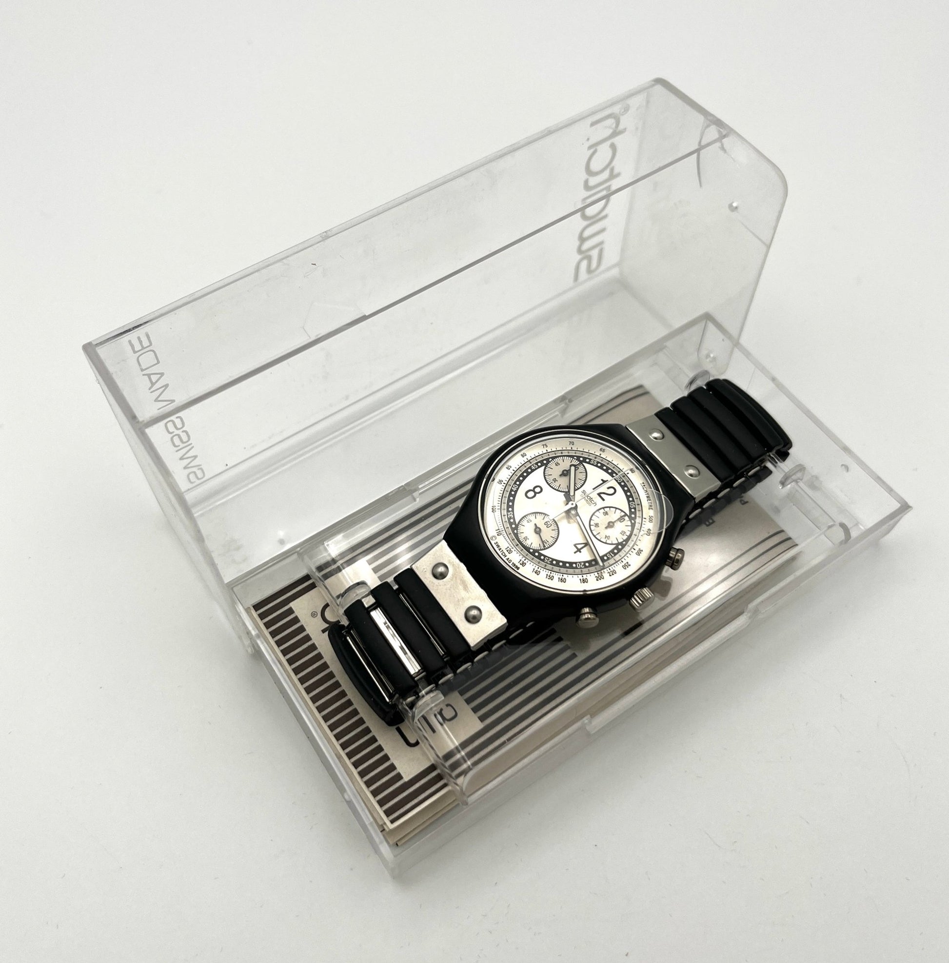 Swatch Chrono METAL EDGE SCB119B (1997)